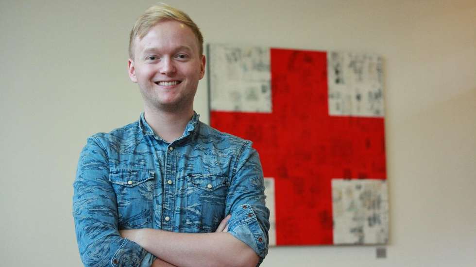 liner syre Bekræfte Espen er ny leiar for Røde Kors Ungdom