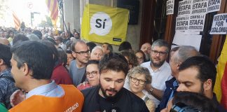 Sjølvstende for Catalonia er ein måte å fjerne restane av den fascistiske fortida, meiner Gabriel Rufián Romero, leiar for venstrepartiet ERC.