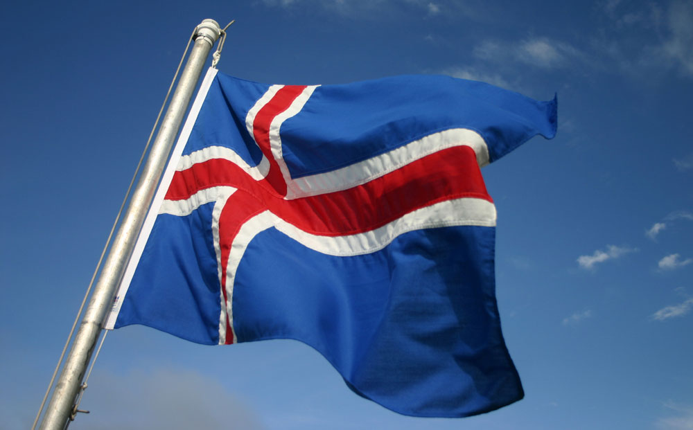 Flagget til Island.