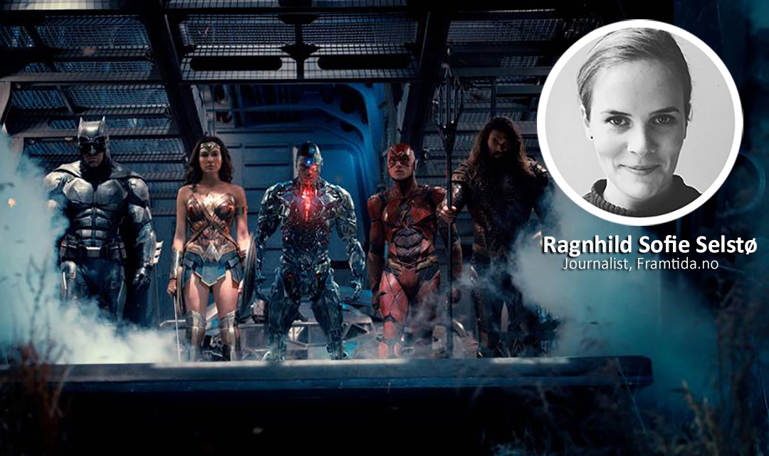 Til og med Aquaman har meir klede på seg enn Wonder Woman i filmen «Justice League». Foto: Filmweb