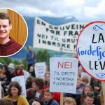 KrF-politikar Tore Storehaug (innfelt) vil ha ei ny vurdering av gruvedeponiet i Førdefjorden, som mellom andre Natur og Ungdom har kjempa mot.
