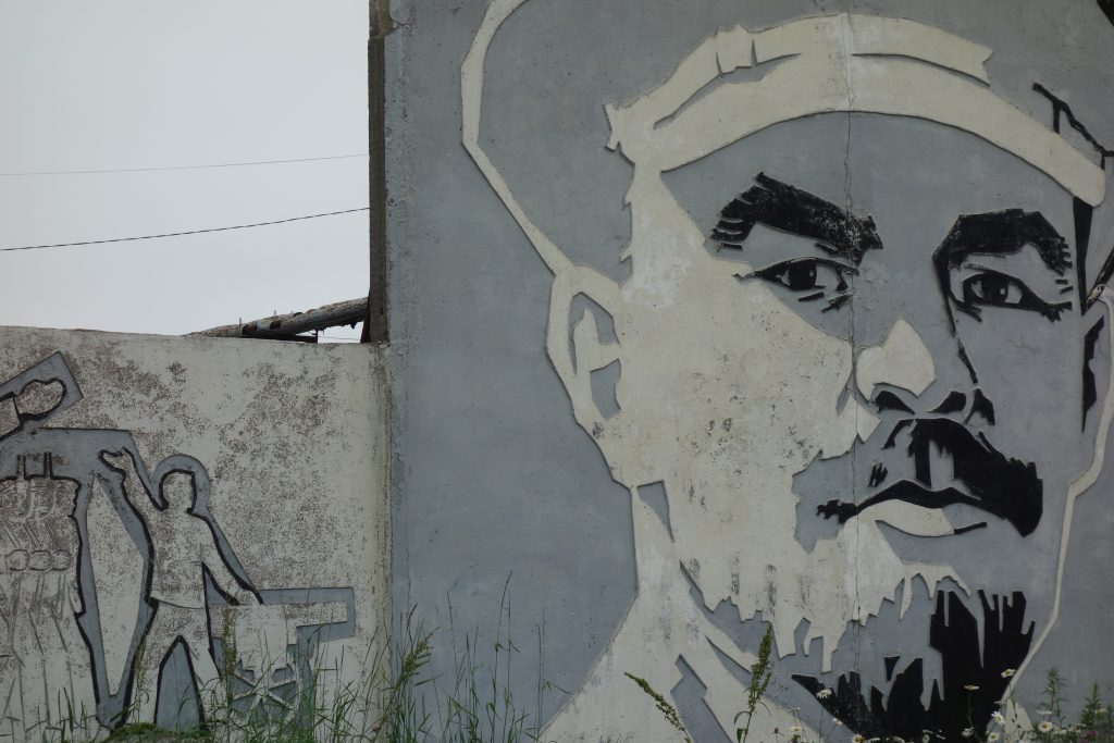 Lenin i Yuzhno-Sakhalinsk, Russland.