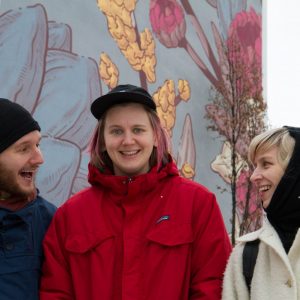 “Dom är javlig forbannad, hardcore som fan”, sa ein svensk Youtubar om Intetskjønn. f.v. Alexander Didriksen, Ida Charlotte Bratteberg Jakobsen, og Ragnhild Nelvik Bruseth. Foto: Beate Haugtrø