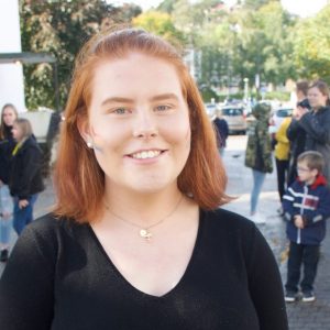Tara Wiers Kvamme er leiar i Stord SU. Foto: Svein Olav B. Langåker