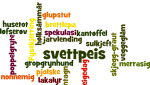 I boka Fysekjerringer og glupstuter. Norges morsomste dialektuttrykk tek språkforskar Tor Erik Jenstad oss med på ei rundreise i det norske dialektlandskapet. Ordsky: Wordle.net