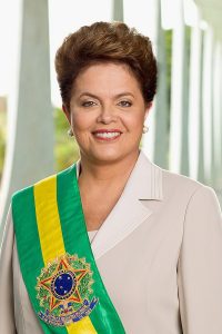 Dilma Rousseff frå Arbeidarpartiet (PT) vart avsett som Brasils president i 2016. Foto: Palácio do Planalto