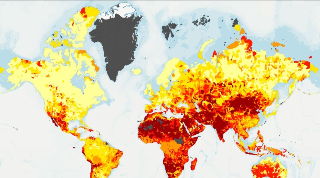 water risk atlas skjermdump overall water risk