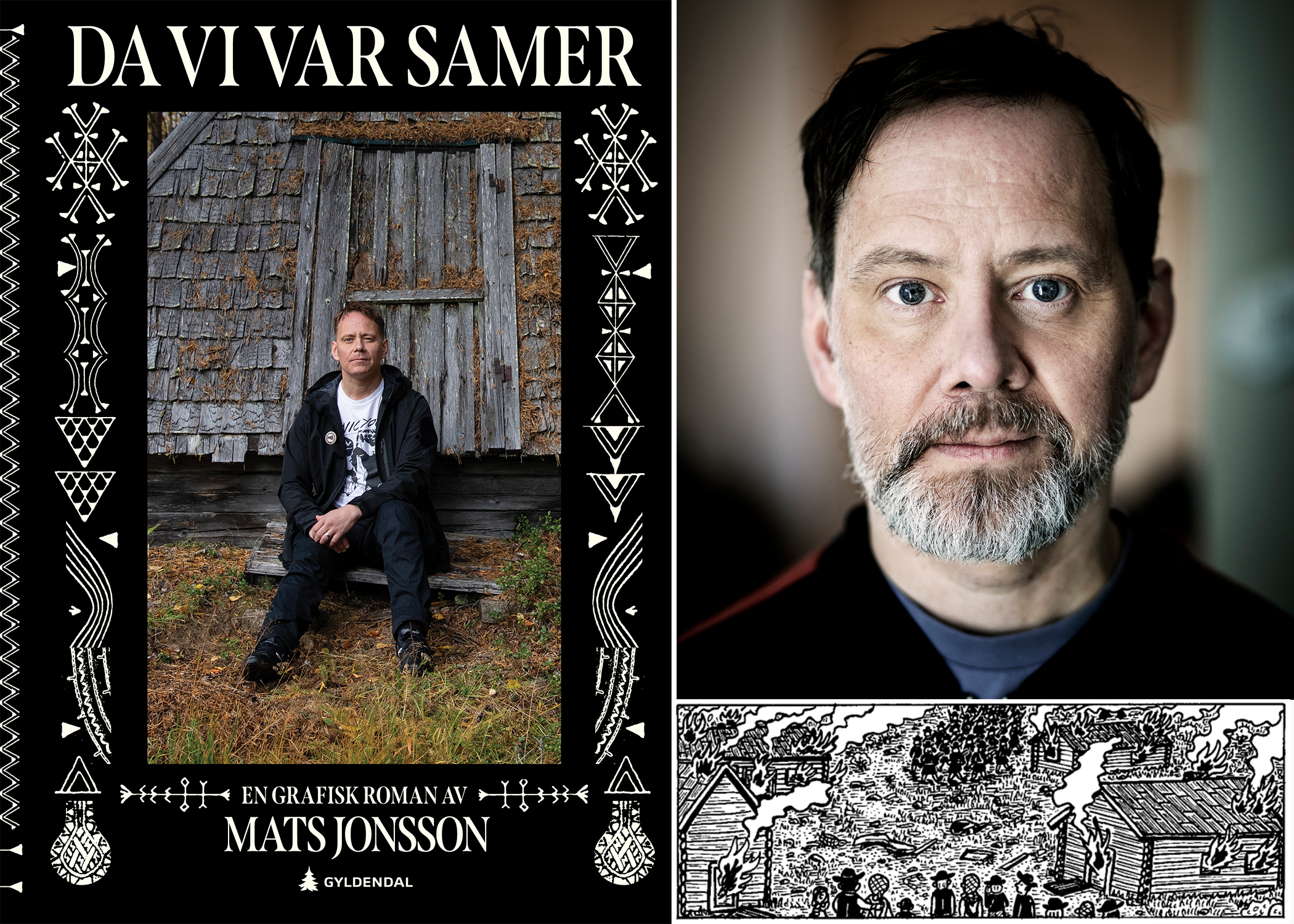 Omslag for boka Da vi var samer: Eit meisterverk om samisk historie