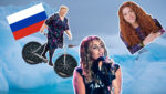 Nyheitsquiz veke 3-bilete med Miley Cyrus, Shakira, Erna Solberg, ein sykkel og eit russisk flagg.
