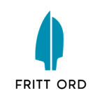 Fritt Ord-logo, blå