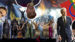 Kollasj for Nyheitsquiz veke 6 med bilete frå Eurovison, Jonas Gahr Støre, Tom Cruise, samisk flagg og Shervin Hajipour.