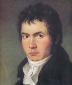 Portrettmåleri av Beethoven.