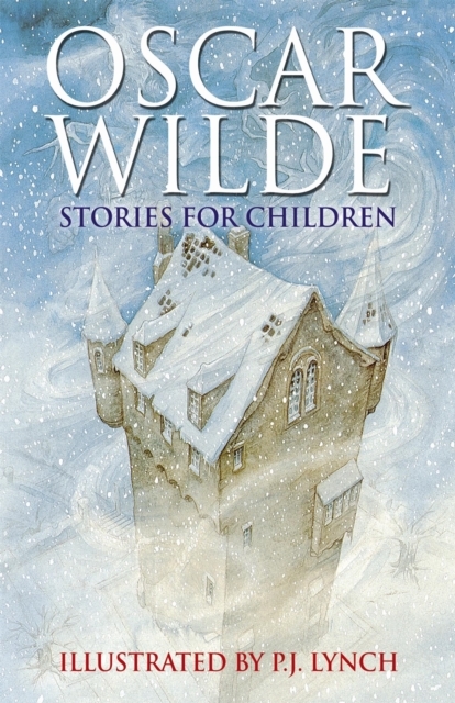 Bokomslaget syner eit slott i snøstorm. Tittel: Oscar Wilde – Stories for children